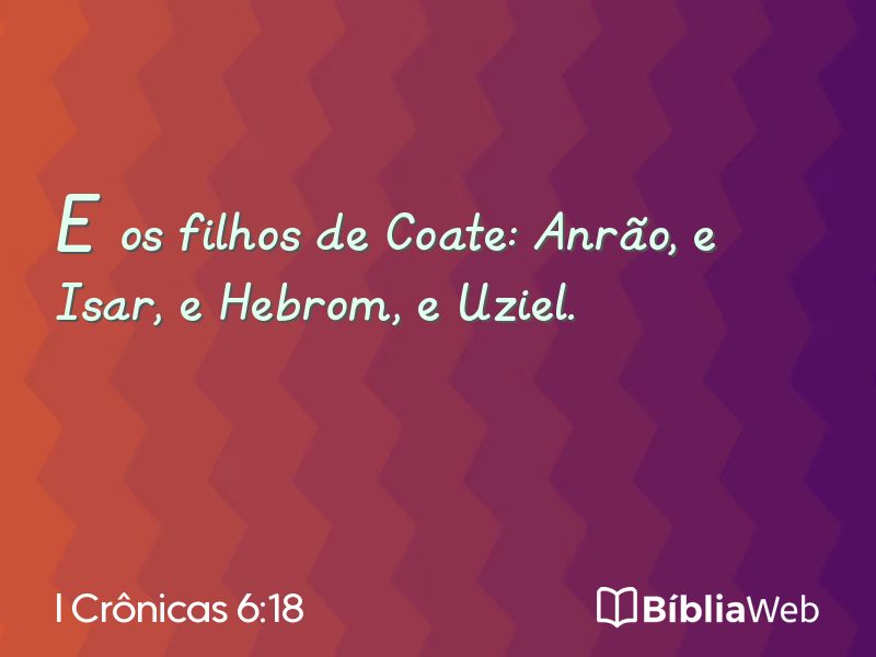 I Crônicas 6:18 em imagem para compartilhar