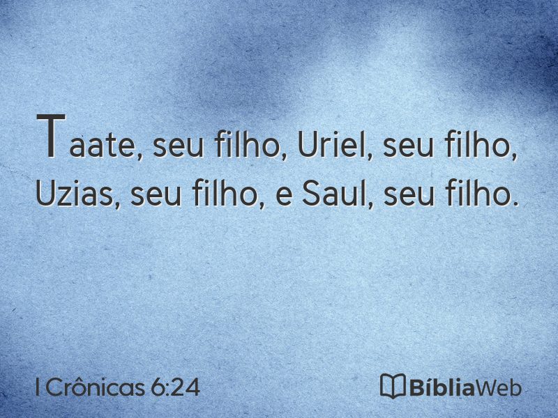 I Crônicas 6:24 em imagem para compartilhar