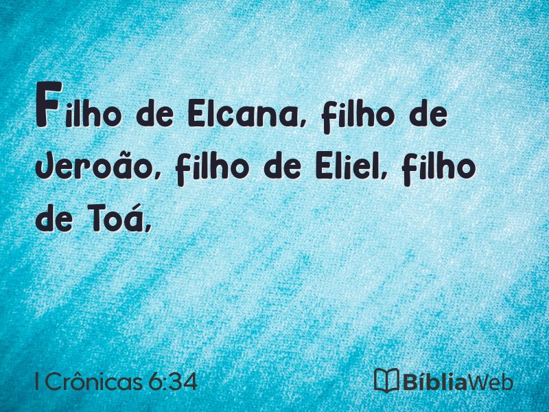 I Crônicas 6:34 em imagem para compartilhar