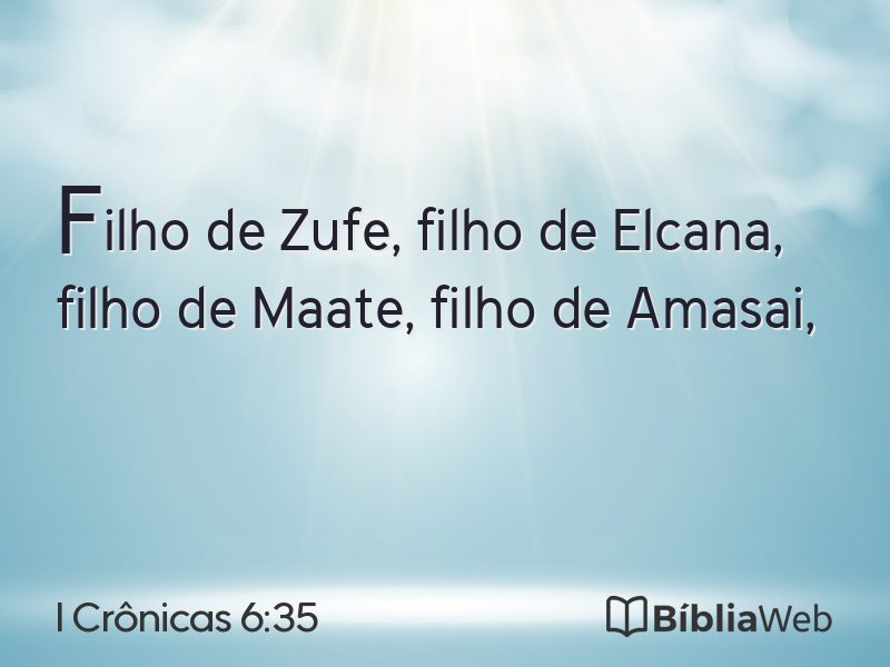 I Crônicas 6:35 em imagem para compartilhar
