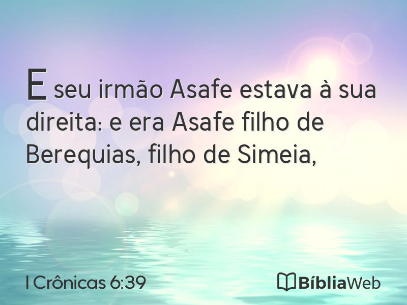 I Crônicas 6:39 em imagem para compartilhar