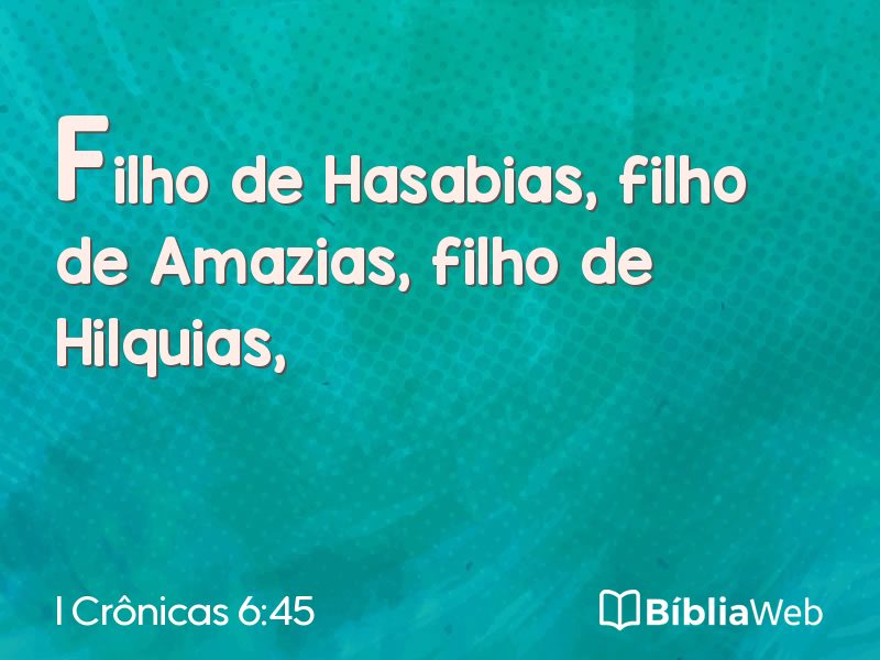 I Crônicas 6:45 em imagem para compartilhar