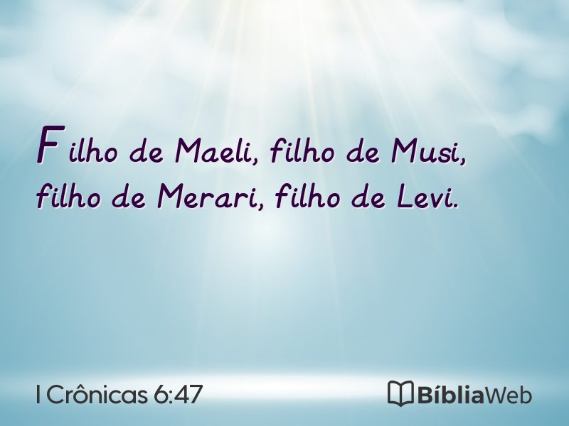 I Crônicas 6:47 em imagem para compartilhar