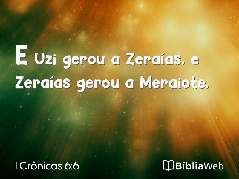 I Crônicas 6:6 em imagem para compartilhar