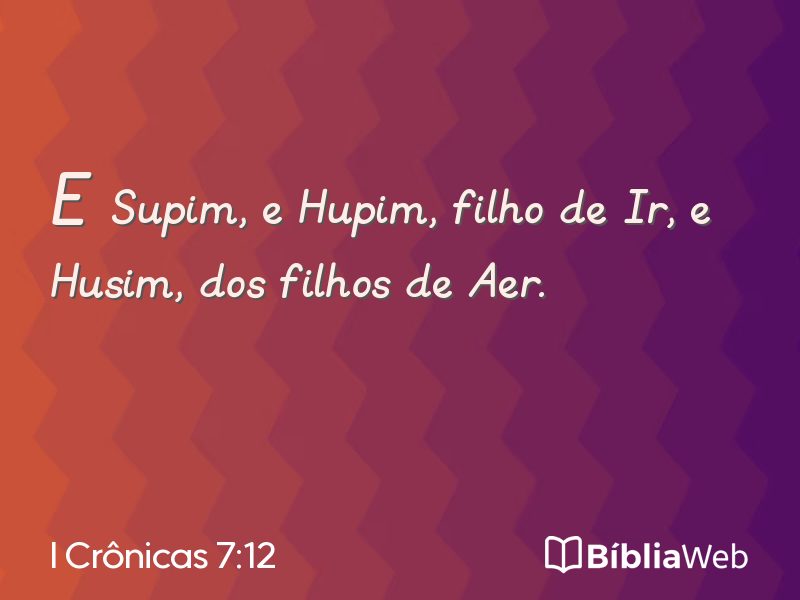 I Crônicas 7:12 em imagem para compartilhar