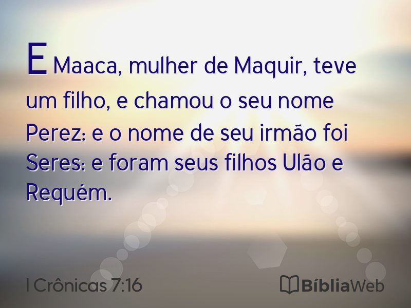 I Crônicas 7:16 em imagem para compartilhar