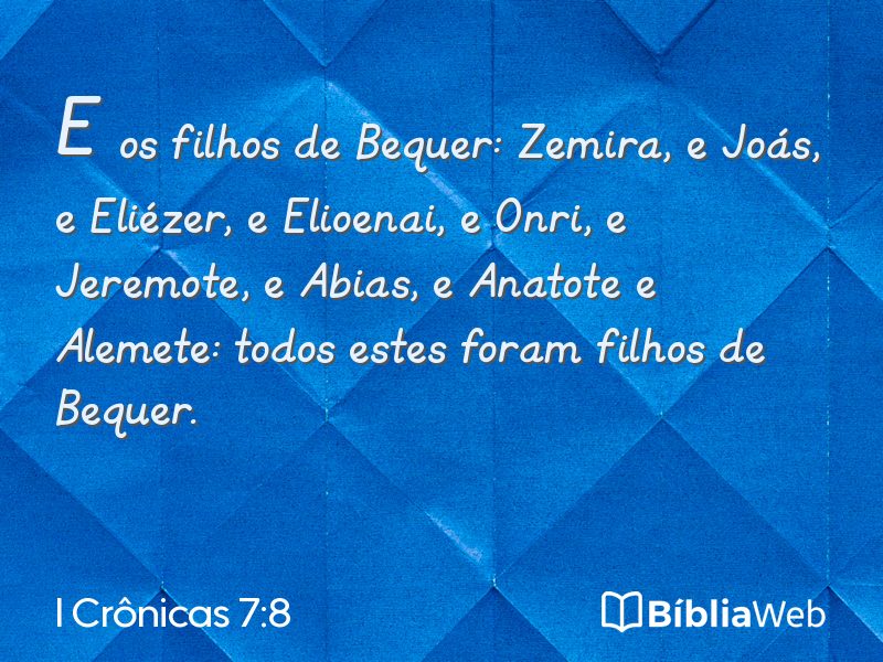 I Crônicas 7:8 em imagem para compartilhar