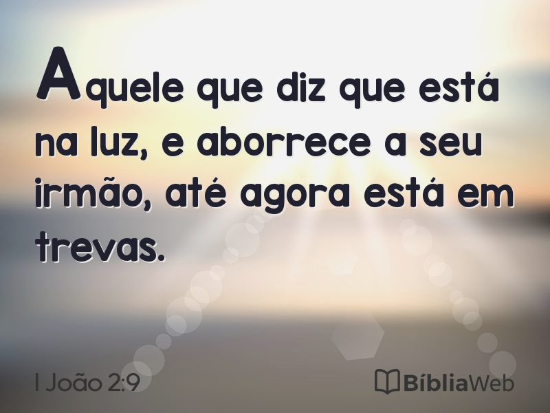 I João 2:9 em imagem para compartilhar