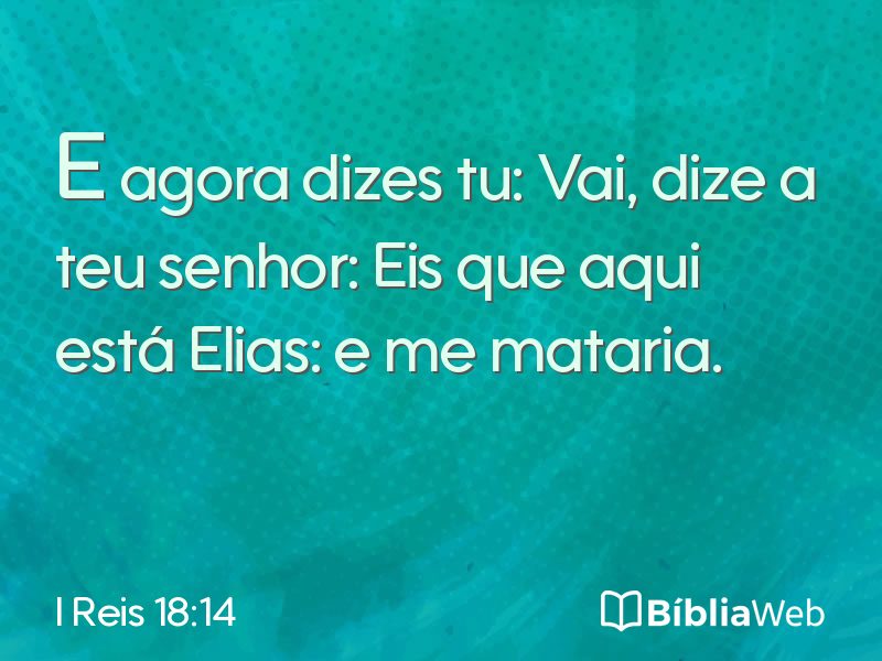 I Reis 18:14 em imagem para compartilhar