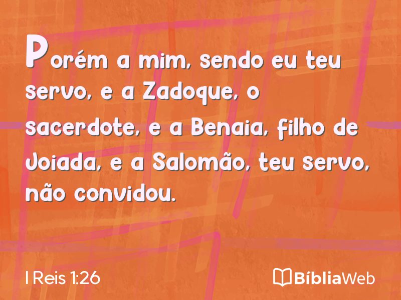 I Reis 1:26 em imagem para compartilhar