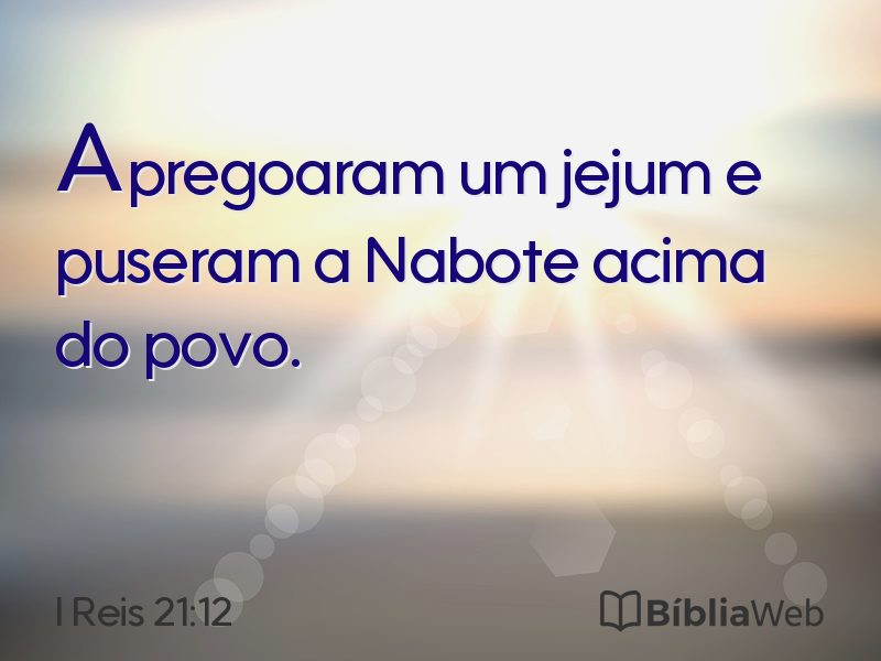 I Reis 21:12 em imagem para compartilhar