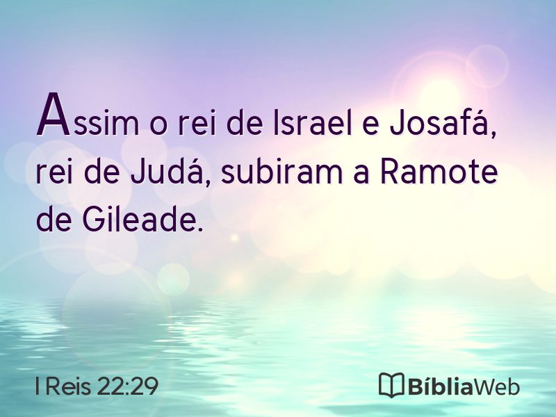 I Reis 22:29 em imagem para compartilhar