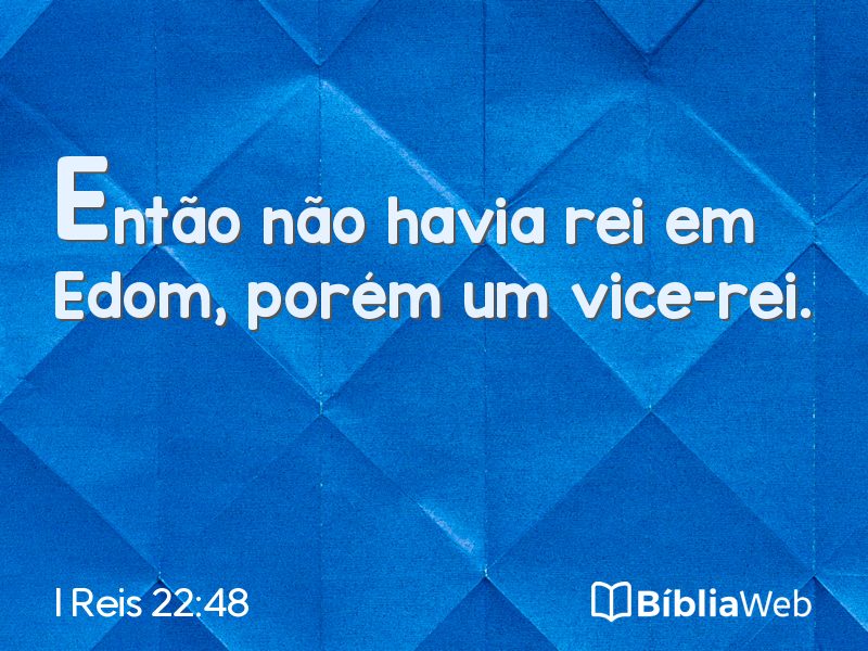 I Reis 22:48 em imagem para compartilhar
