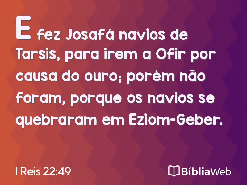 I Reis 22:49 em imagem para compartilhar