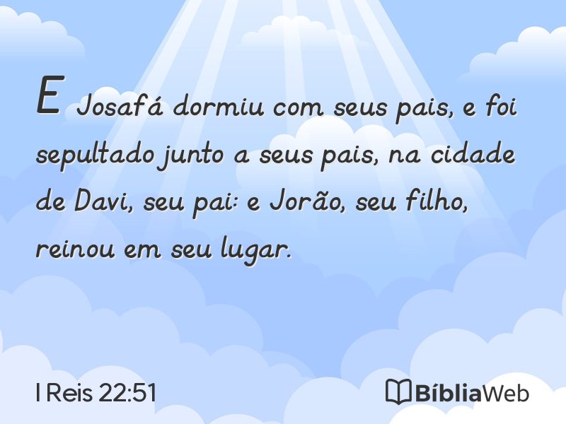 I Reis 22:51 em imagem para compartilhar