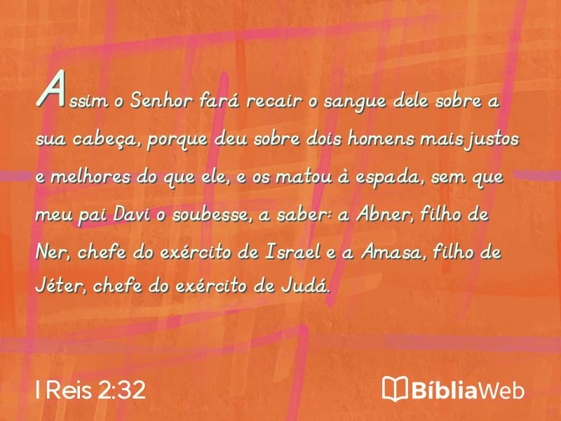 I Reis 2:32 em imagem para compartilhar