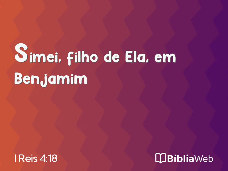 I Reis 4:18 em imagem para compartilhar