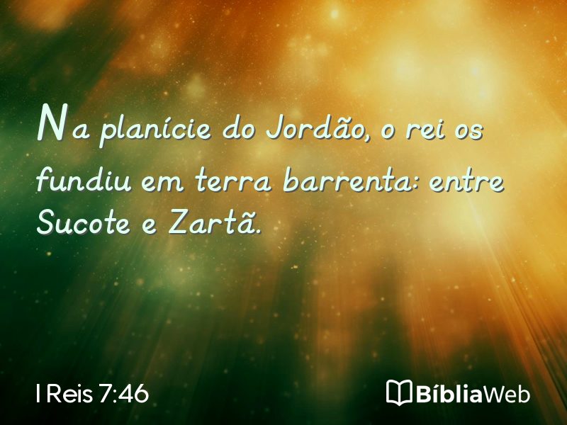 I Reis 7:46 em imagem para compartilhar