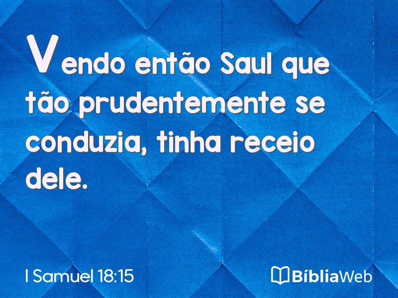 I Samuel 18:15 em imagem para compartilhar