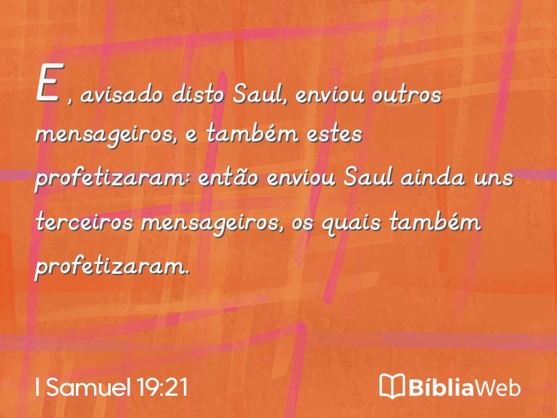 I Samuel 19:21 em imagem para compartilhar