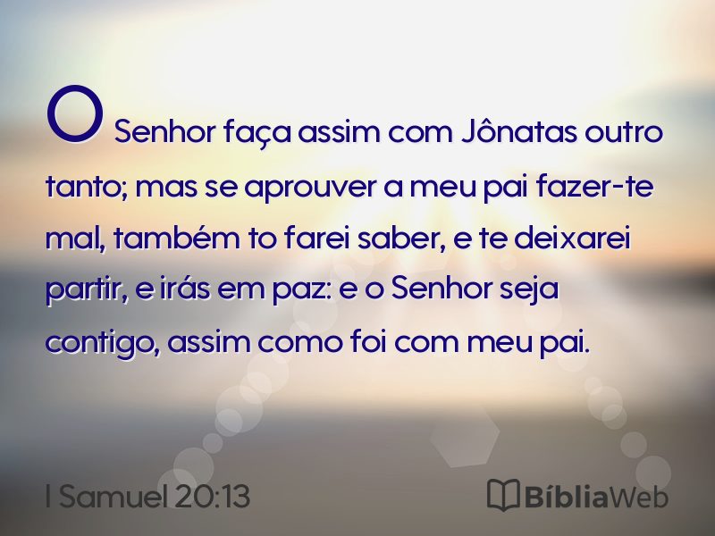 I Samuel 20:13 em imagem para compartilhar