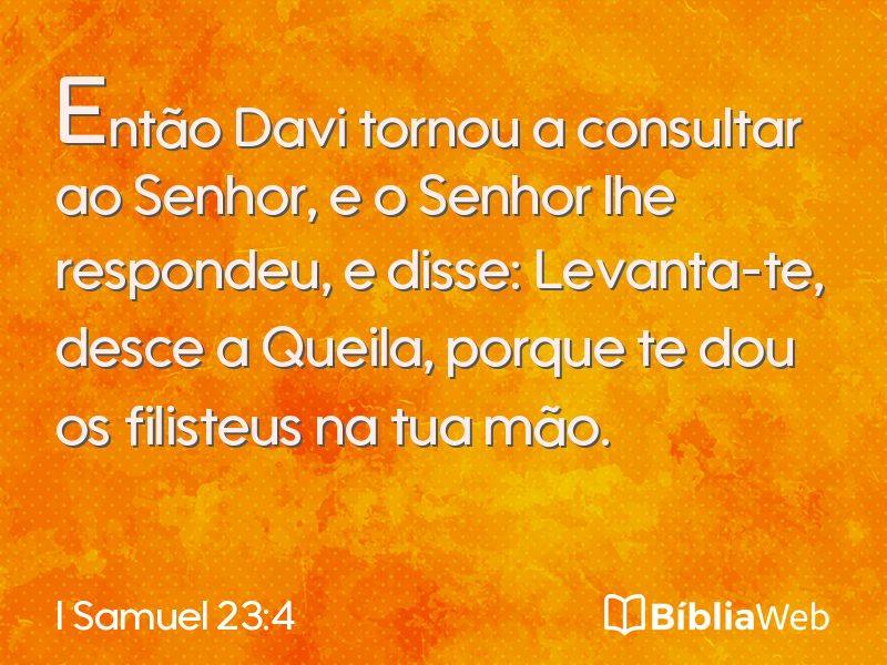 I Samuel 23:4 em imagem para compartilhar