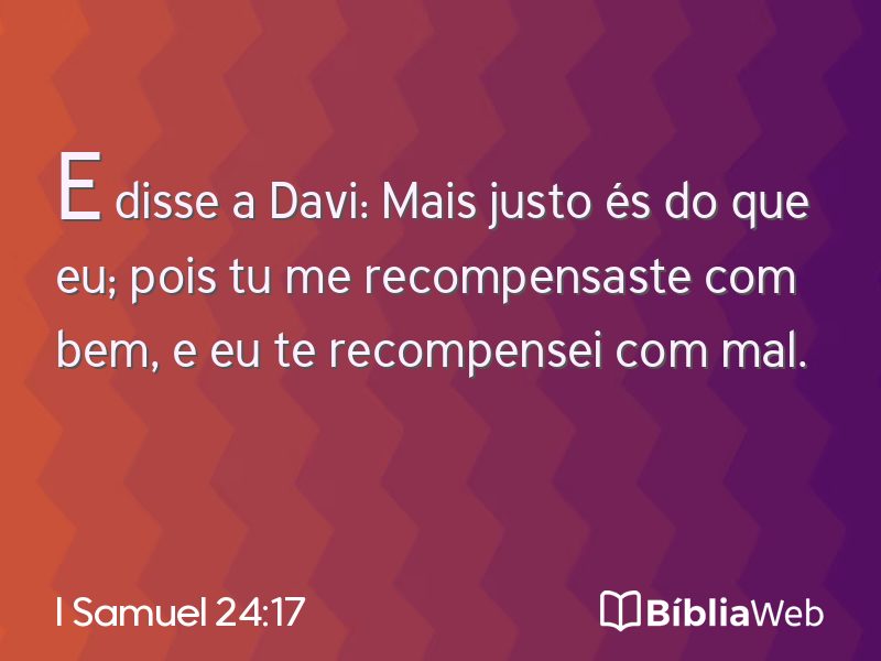 I Samuel 24:17 em imagem para compartilhar