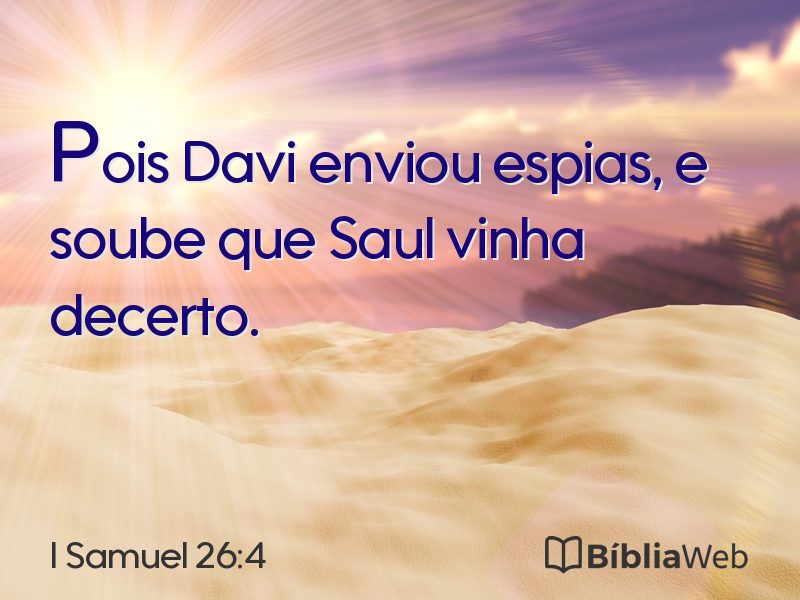 I Samuel 26:4 em imagem para compartilhar