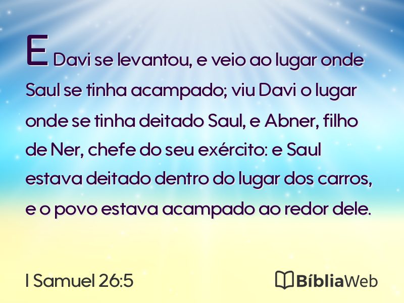 I Samuel 26:5 em imagem para compartilhar