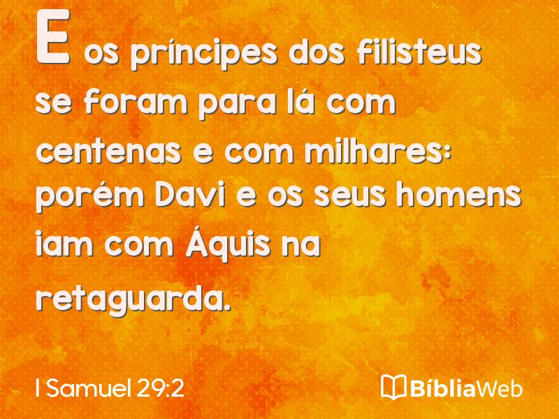 I Samuel 29:2 em imagem para compartilhar