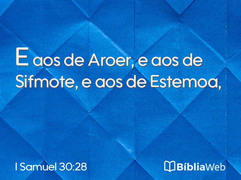 I Samuel 30:28 em imagem para compartilhar