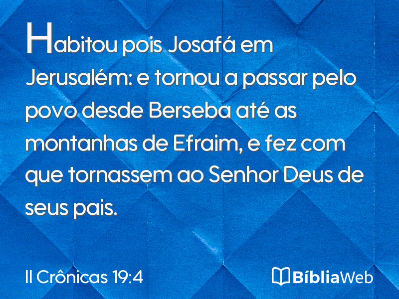 II Crônicas 19:4 em imagem para compartilhar