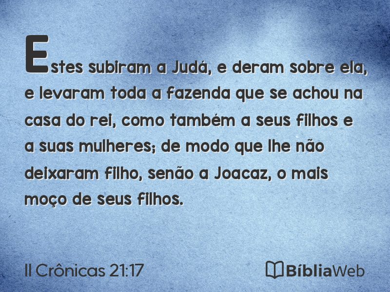 II Crônicas 21:17 em imagem para compartilhar