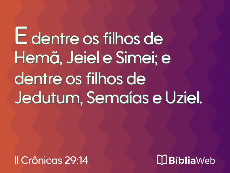 II Crônicas 29:14 em imagem para compartilhar