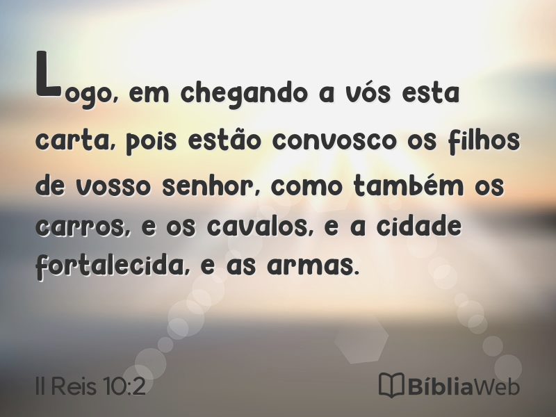 II Reis 10:2 em imagem para compartilhar