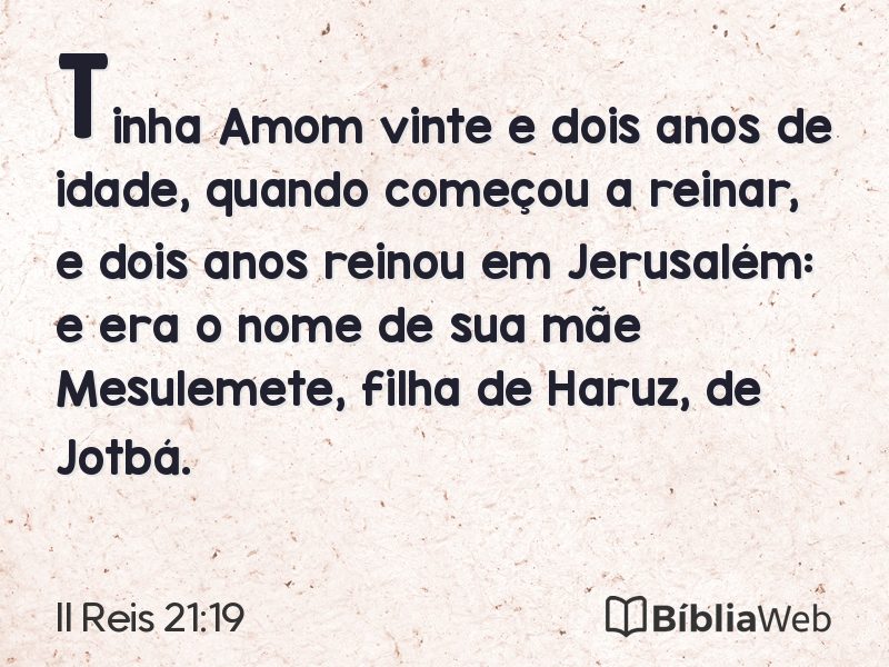 II Reis 21:19 em imagem para compartilhar