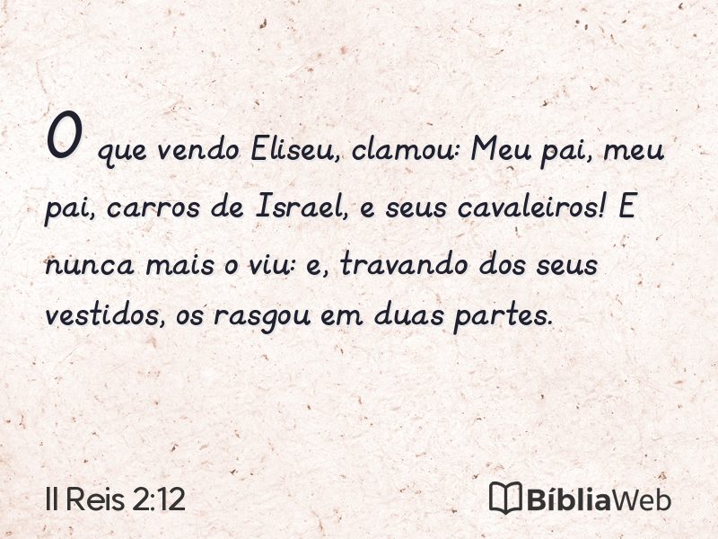 II Reis 2:12 em imagem para compartilhar