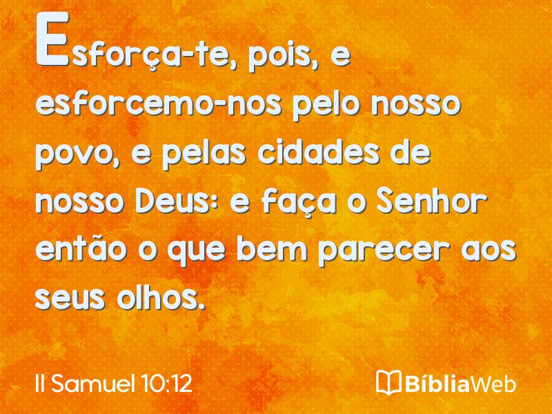 II Samuel 10:12 em imagem para compartilhar