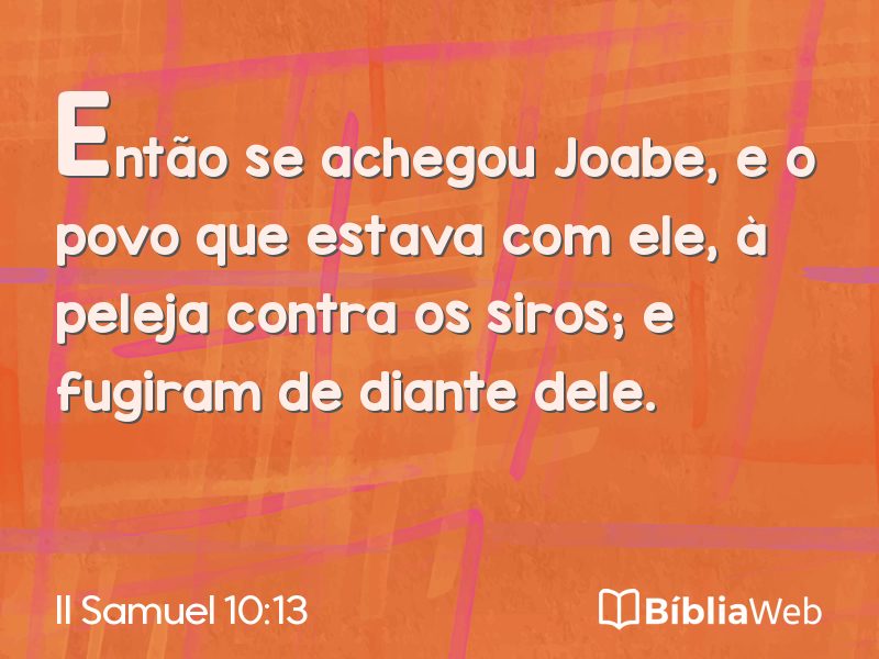 II Samuel 10:13 em imagem para compartilhar