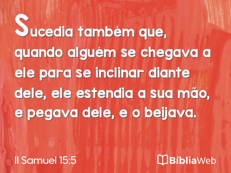 II Samuel 15:5 em imagem para compartilhar