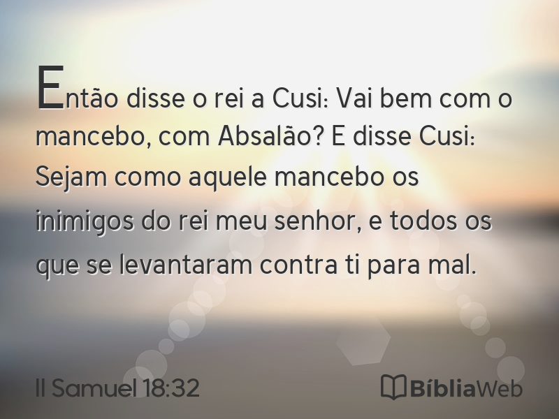II Samuel 18:32 em imagem para compartilhar