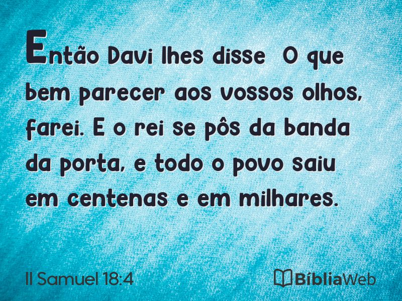 II Samuel 18:4 em imagem para compartilhar