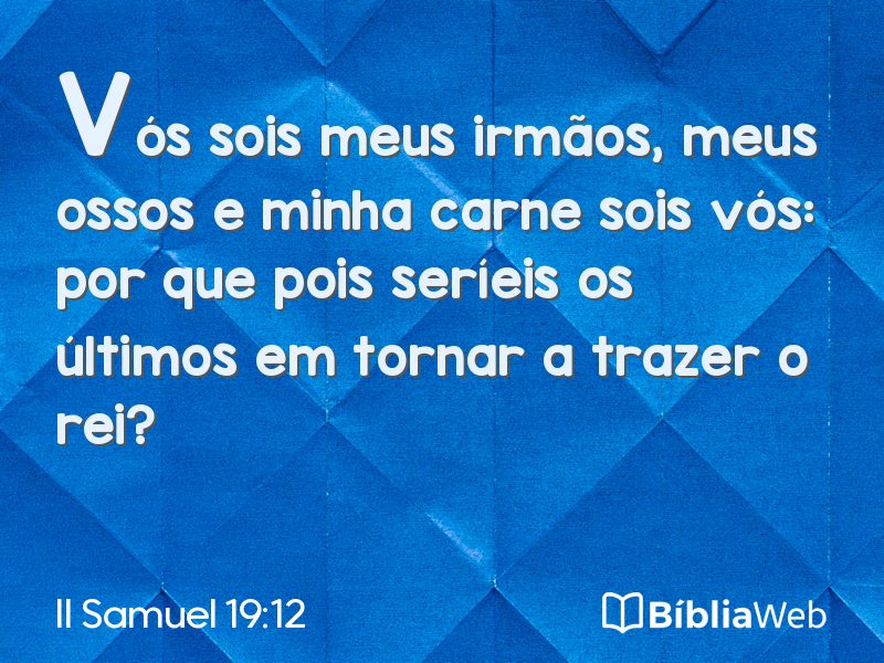 II Samuel 19:12 em imagem para compartilhar