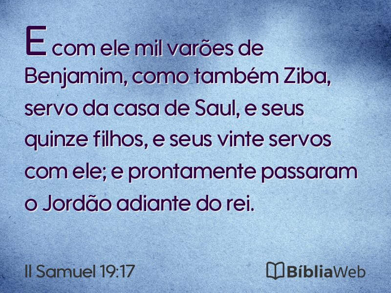 II Samuel 19:17 em imagem para compartilhar