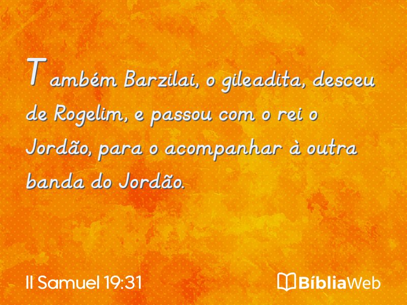 II Samuel 19:31 em imagem para compartilhar