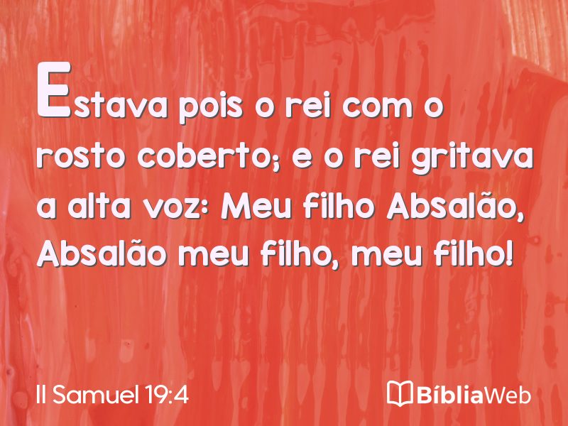II Samuel 19:4 em imagem para compartilhar