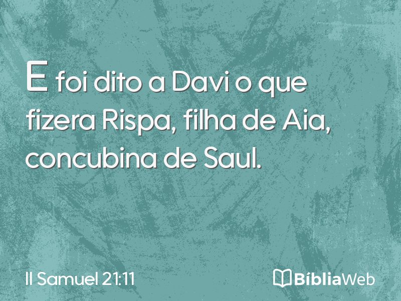 II Samuel 21:11 em imagem para compartilhar