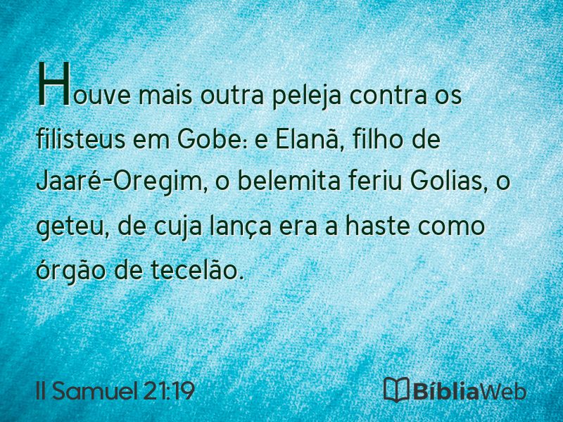 II Samuel 21:19 em imagem para compartilhar