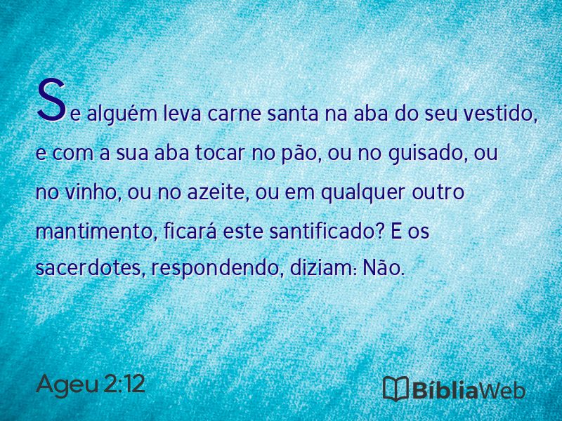 Ageu 2:12 em imagem para compartilhar