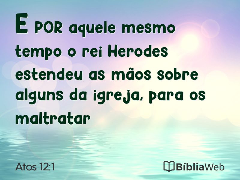 Atos 12:1 em imagem para compartilhar